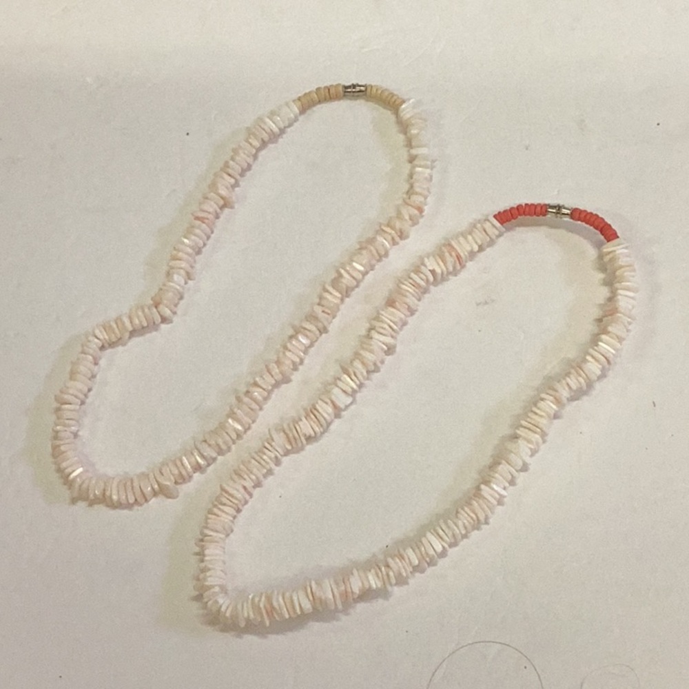 Set Of Two Shell Necklaces